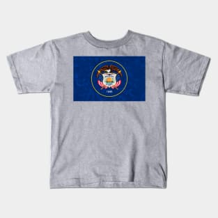 Old state flag of Utah Kids T-Shirt